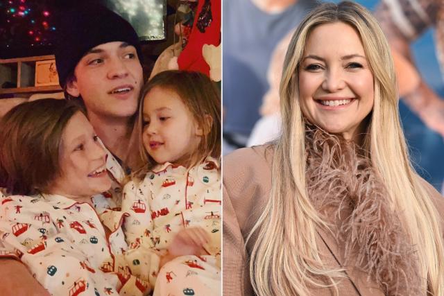 Kate Hudson's 3 Kids Pose Together on Christmas: 'Crazy Joy