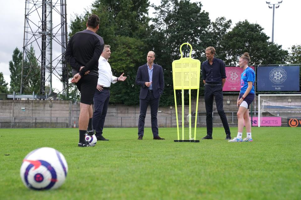 Duke of Cambridge visit to Dulwich Hamlet FC