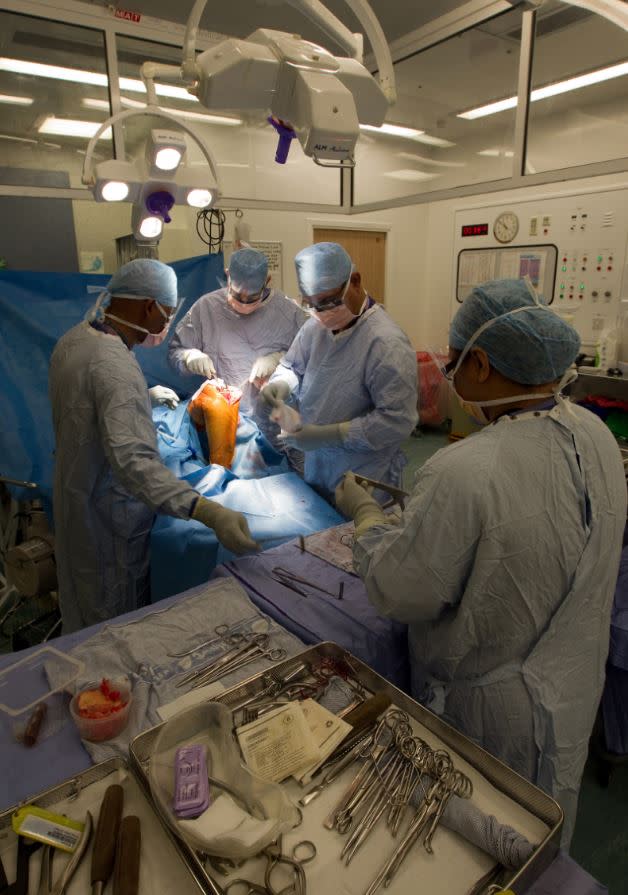 Knee replacement surgery cutbacks are taking place in the West Midlands (REX/Shutterstock) 