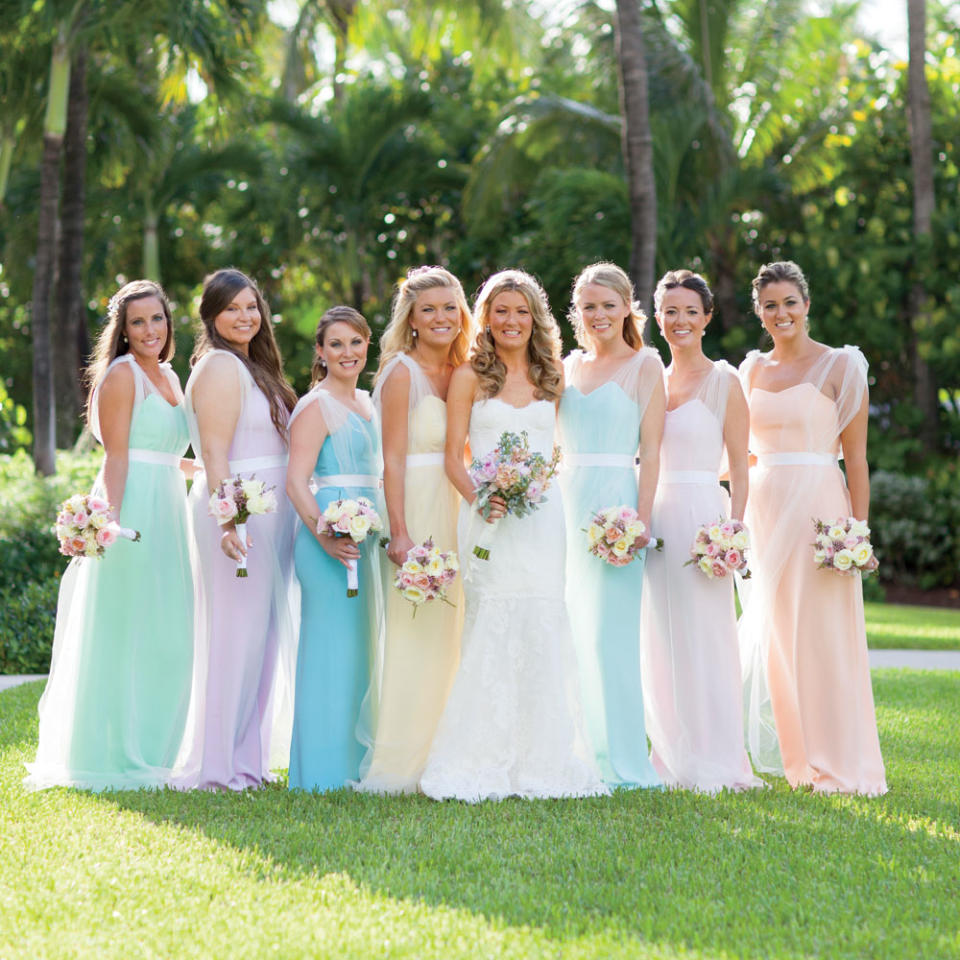 The Bridesmaids Wore