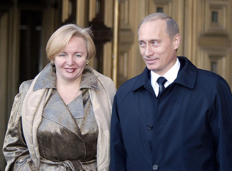 Vladimir Putin married former flight attendant Lyudmila Shkrebneva in July 1983, and they announced their divorce in 2013. (AFP via Getty Images)