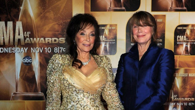 Loretta Lynn and Sissy Spacek in 2010