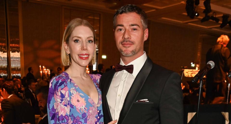 Katherine Ryan has spoken frankly about her worries about her marriage to Bobby Koostra. (Getty Images)