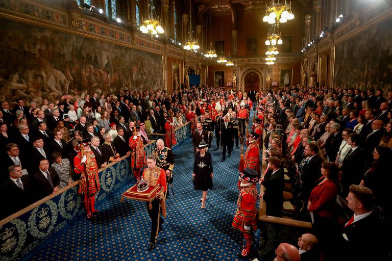 Apertura de Estado del Parlamento, en Londres, el 10 de mayo de 2022.