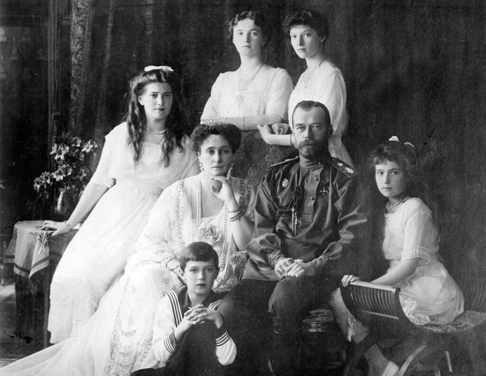  Romanov Family, Marie, Queen Alexandra, Czar Nicholas II, Anastasia, Alexei, Olga, Tatiana