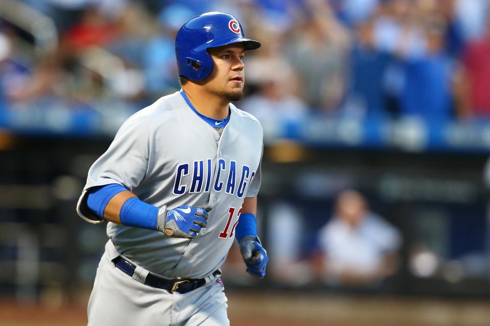 Kyle Schwarber was demoted to Triple-A Iowa on Thursday. (AP)