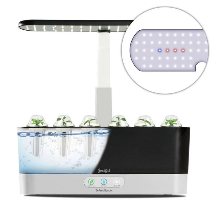 AeroGarden Harvest Slim Countertop Garden & Gourmet Herbs Seed Kit