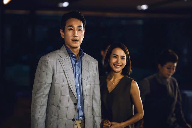 <p>Neon / Courtesy Everett </p> Lee Sun-kyun (left) in 2019's 'Parasite'