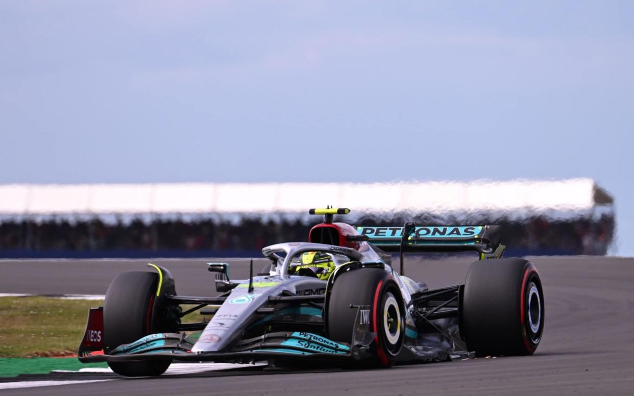 British Formula One driver Lewis Hamilton of Mercedes-AMG Petronas in action during the practice session of the Formula One Grand Prix of Britain at the Silverstone Circuit, Silverstone, Britain - CHRISTIAN BRUNA/EPA-EFE/Shutterstock 