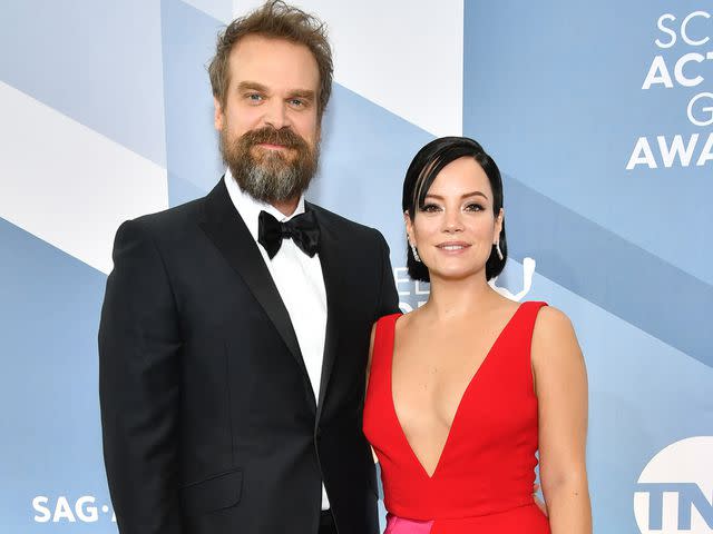 <p>Amy Sussman/WireImage</p> David Harbour and Lily Allen attend the 26th Annual Screen Actors'Â Guild Awards on January 19, 2020 in Los Angeles, California.