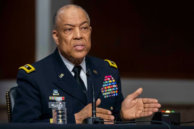 Maj. Gen. William J. Walker, the former commanding general of the District of Columbia National Guard, testifies on March 3, 2021, about the DHS, FBI, National Guard and Department of Defense response to the Jan. 6 Capitol Riot.  (Photo: Photo by Shawn Thew-Pool/Getty Images)