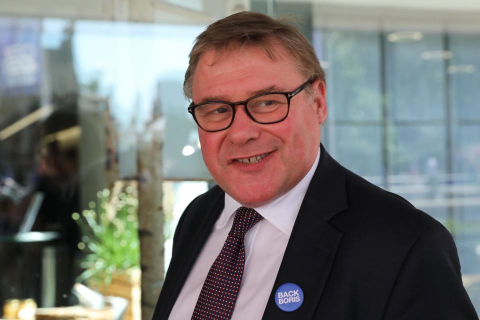 Ride-Out: Mark Francois (Photo by ISABEL INFANTES/AFP/Getty Images)