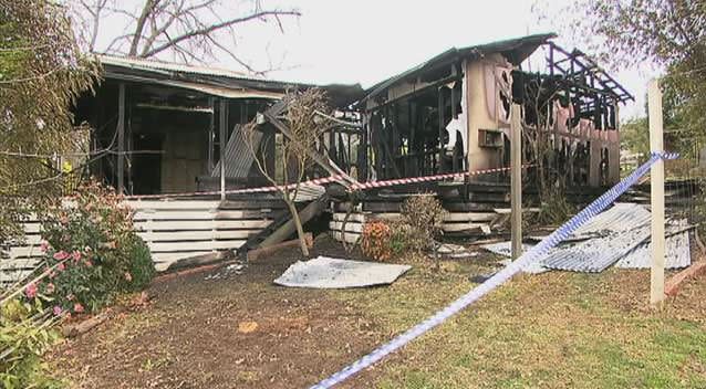 Craig was roused by his pet cat when his home in Wandin north went up in flames. Photo: 7News