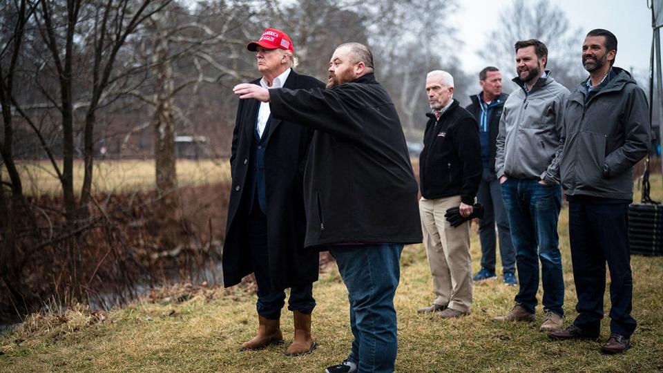 Trump in East Palestine