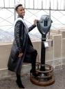 Newly crowned Miss Universe Zozibini Tunzi, Miss South Africa, visits the top of the Empire State Building on Tuesday in N.Y.C.