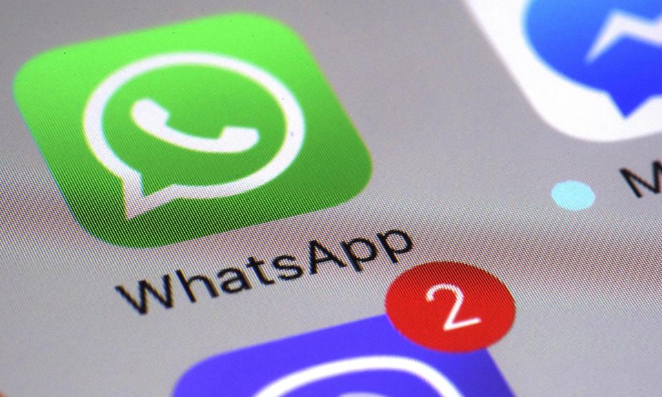 <span>WhatsApp will be removed from Apple’s App Store in China.</span><span>Photograph: Patrick Sison/AP</span>