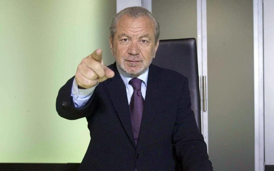 The Apprentice Lord Sugar - Credit: Jim Marks/BBC