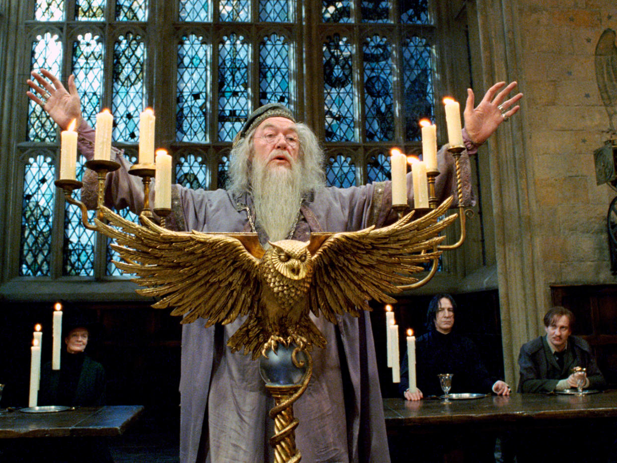 Michael Gambon made his debut as Dumbledore in Prisoner of Azkaban. (Alamy)