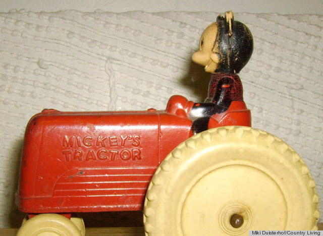 Together, the words vintage and Mickey Mouse sound like a recipe for a fortune. But is it? Learn how <a href="http://www.huffingtonpost.com/2013/06/17/country-living-what-is-it-mickey-mouse-toy_n_3452999.html" target="_blank">Country Living appraised it</a>.