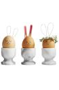 <p>Get your fine-tip markers out — these adorable egg buddies are a great way to decorate your Easter table. Give them a sweet face or a goofy one, whatever you choose you'll have a great time doodling on some eggs. Add wire or popsicle ears for an extra touch of pizazz. </p><p><a class="link " href="https://www.amazon.com/Sweese-805-003-Porcelain-Holders-Boiled/dp/B07RBLFBQQ/ref=sr_1_2?dchild=1&keywords=individual+egg+holder&qid=1611939780&sr=8-2&tag=syn-yahoo-20&ascsubtag=%5Bartid%7C10070.g.1751%5Bsrc%7Cyahoo-us" rel="nofollow noopener" target="_blank" data-ylk="slk:SHOP EGG CUPS;elm:context_link;itc:0;sec:content-canvas">SHOP EGG CUPS</a></p>