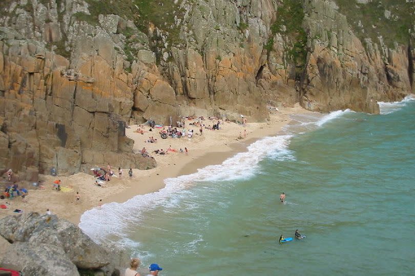 Pedn Vounder beach, Cornwall