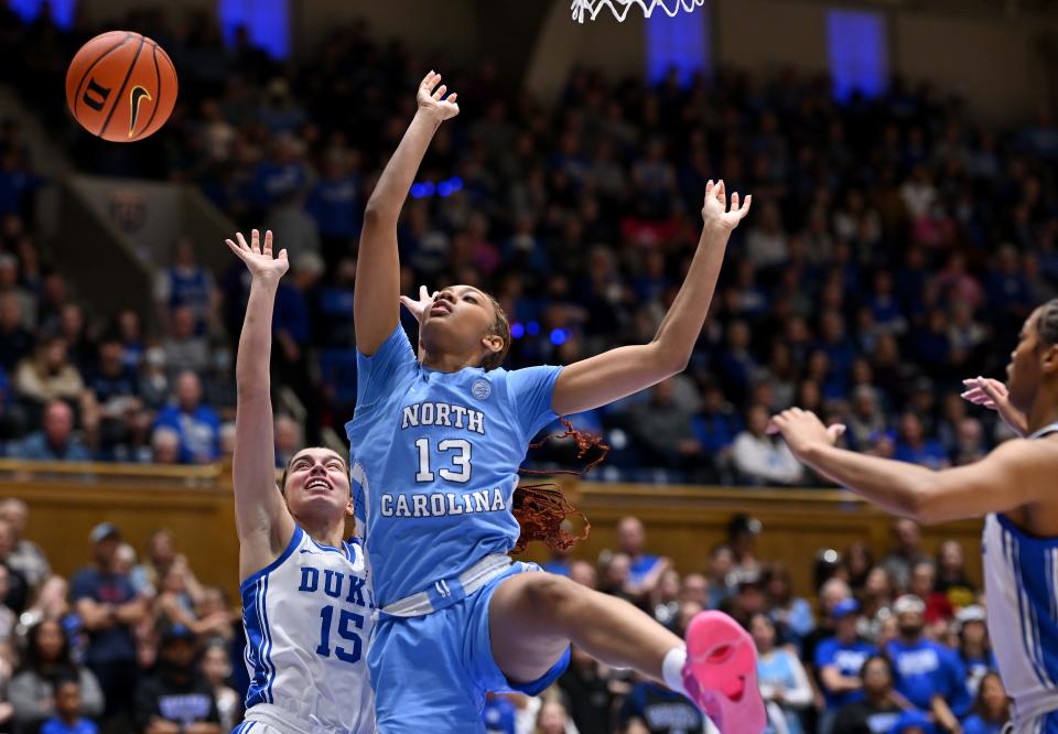 Teonni Key is playing for the North Carolina Tar Heels in the 2024 NCAA tournament. Her sister, Tamari, is also in the tournament playing for Tennessee.