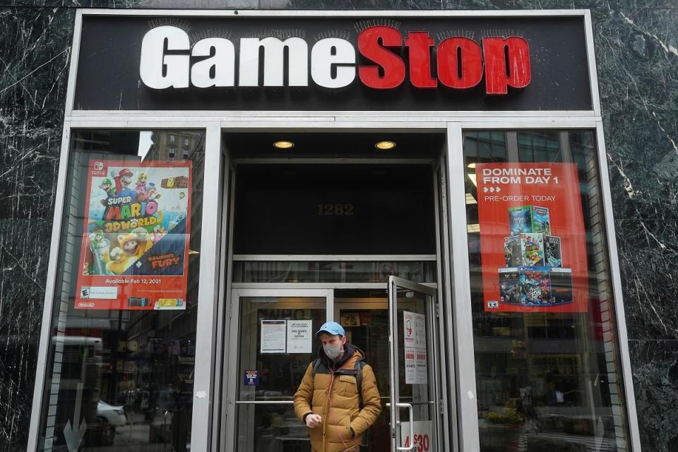 美國電玩遊戲經銷商GameStop   圖：達志影像／路透社