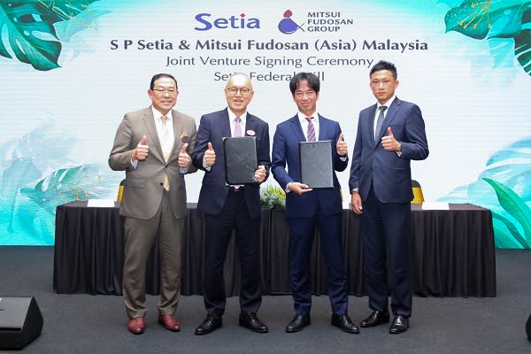 S P Setia Partners with Mitsui Fudosan to Develop 2.67 Acres of Commercial Land in Setia Federal Hill