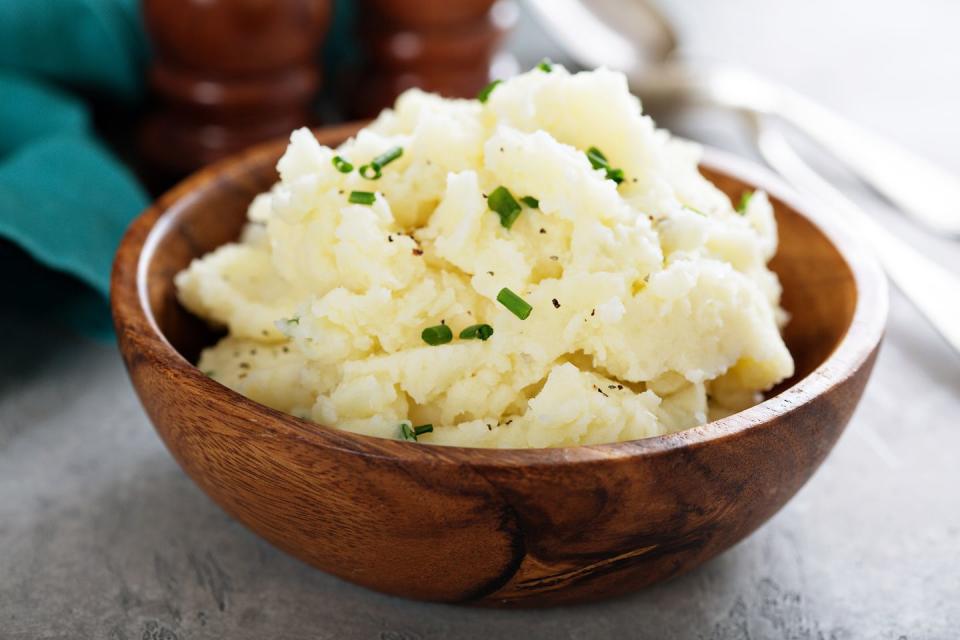 Healthier swap: cashew cream mashed potatoes