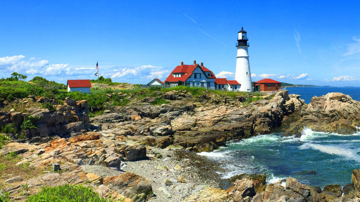 Portland Head Lighthouse Maine, USA.