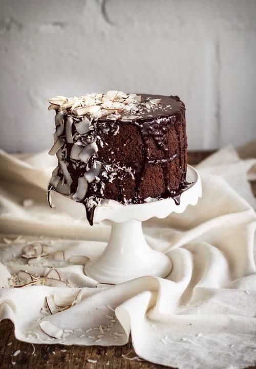 Chocolate and Coconut Cake