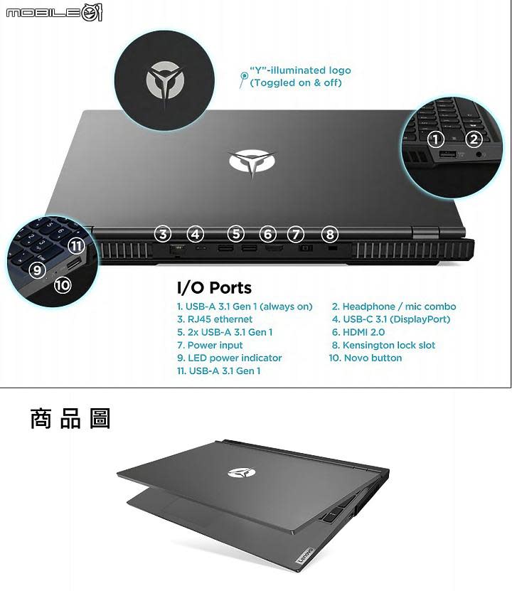 開箱 【Lenovo】Legion 5pi 電競時尚兼具筆電