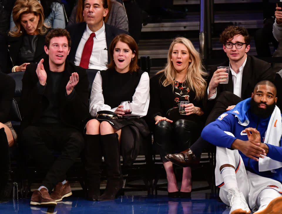 The pair even enjoyed a basketball game together back in November. Photo: Getty Images