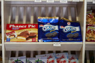 Snacks for sale are seen in a shop in Wonsan, North Korea October 2016. Christian Peterson-Clausen/Handout via REUTERS