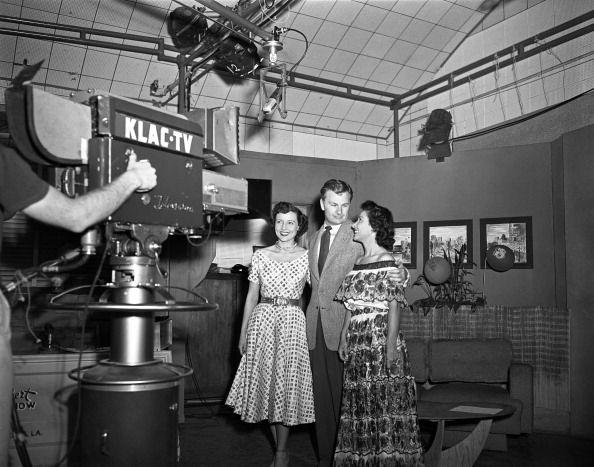 1949: Her TV career begins
