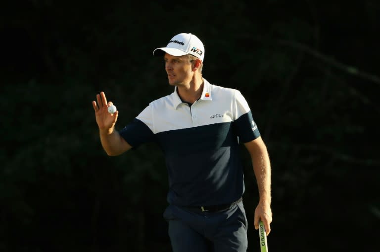 Justin Rose brilliantly bounced back from missing the cut in the opening event of the play-off series with a bogey-free six-under-par 65 on the TPC Boston course