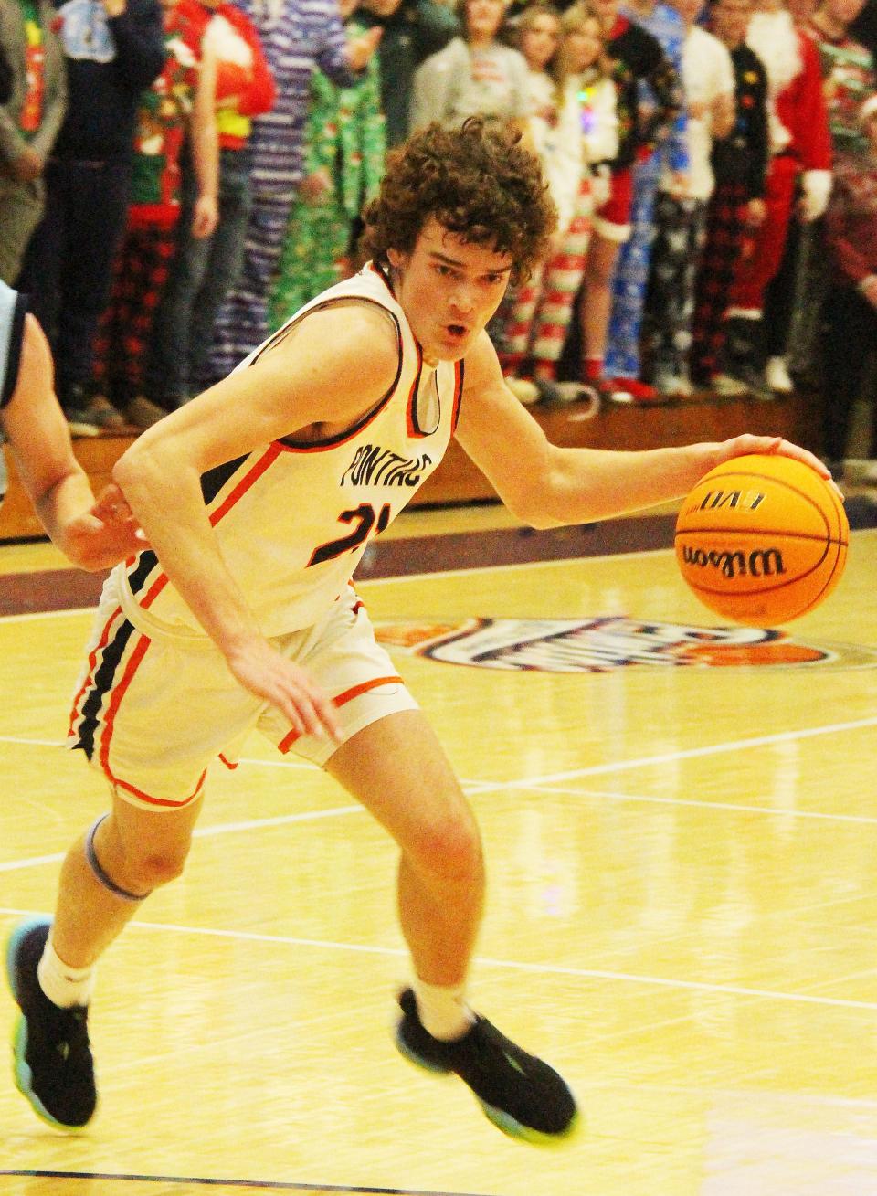 Pontiac junior Riley Weber was named honorable mention to The Associated Press Class 2A all-state team. Weber helped lead the Indians to a program record 27 wins and No. 8 in the final AP rankings.