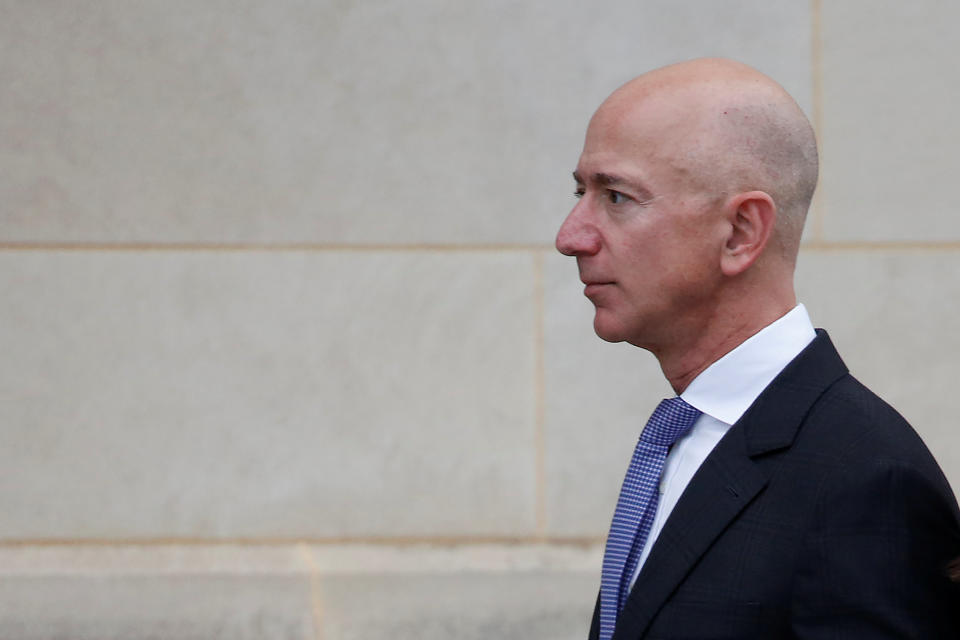 Amazon CEO Jeff Bezos is targeted in the proposed legislation. (Photo: Joshua Roberts / Reuters)