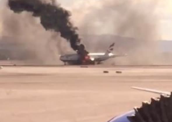 BA plane fire: Critics blast passengers who grabbed hand luggage
