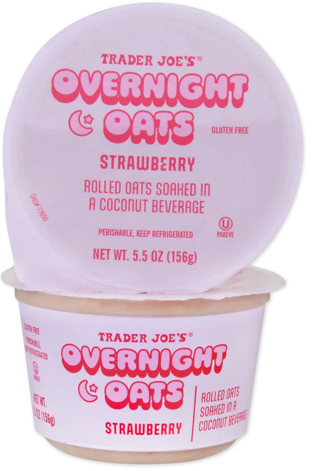 trader joes strawberry overnight oats