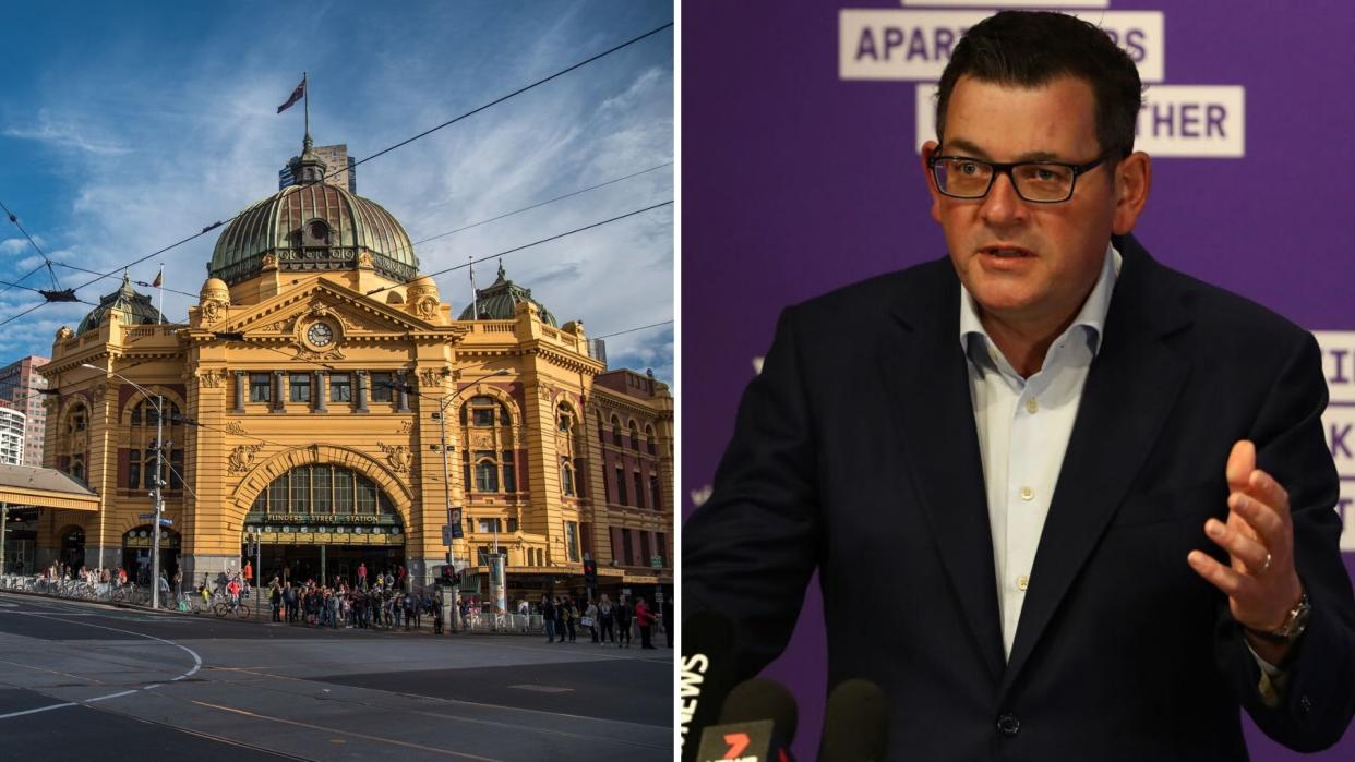 Victorian Premier Daniel Andrews has urged locals to stay at home if they have symptoms or are waiting on a result. Images: Getty