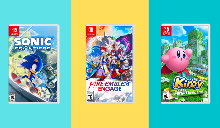 Sonic Frontiers, Fire Emblem Engage, and Kirby video games