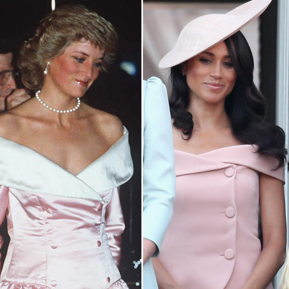 The Princess Of Wales At A Gala Performance By The Royal Ballet /  Meghan, Duchess of Sussex during Trooping The Colour on the Mall (Getty Images)