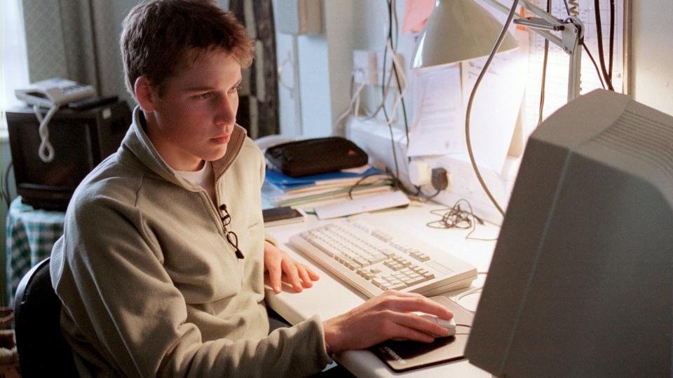 Prince William studying at Eton College