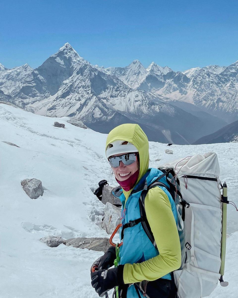 Oklahoma native Jess Wedel. She has returned to Mount Everest for a second attempt at climbing the world's tallest mountain.