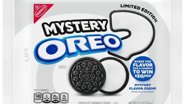 Mystery Oreo packaging from 2019