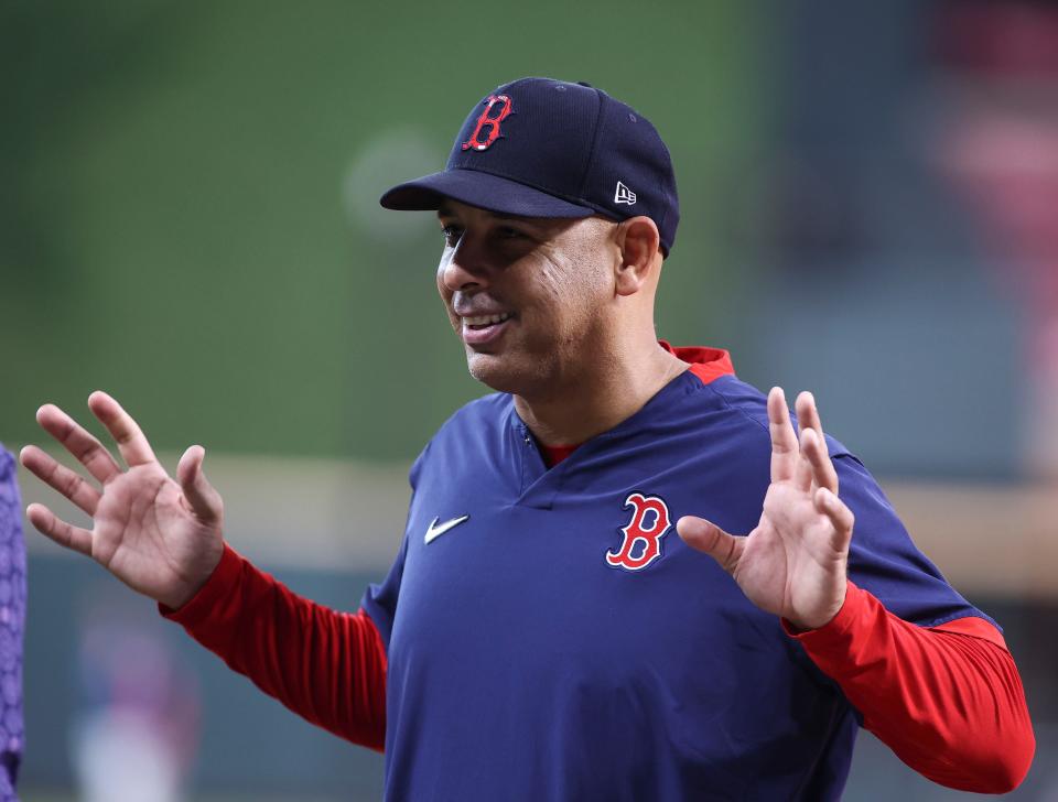 Manager Alex Cora has led the Red Sox to the ALCS.