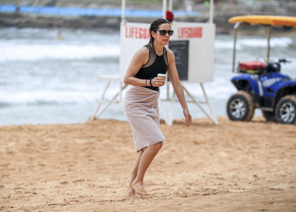 Princess Mary's Aussie family beach day