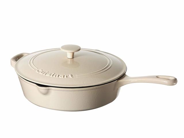 Cuisinart Cast Iron 7-Quart Casserole, Teal Gradient 