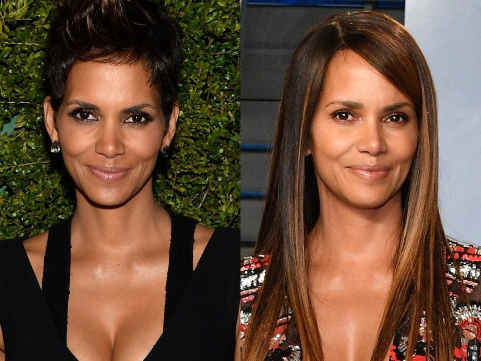 halle berry signature hair